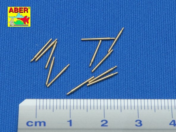 Aber 350L-07 Set of 12 pcs 127 mm universale barrels for U.S. Navy ships 1/350 – immagine 2