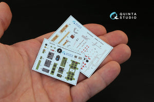 Quinta Studio QD32024 A6M2b (Mitsubishi prod.) 3D-Printed &amp;amp; coloured Interior on decal paper (for Tamiya kit) 1/32 – immagine 2