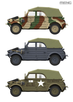 Meng Model VS-016 German Pkw.K1 Kubelwagen Type 82 (Eastern Front) 1/35 – Bild 15