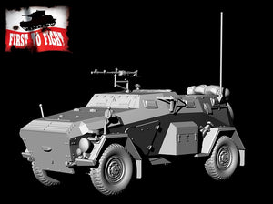 First To Fight PL101 Niemiecki Samochód Opancerzony Sd.Kfz. 247 Ausf. B Z MG34 1/72 – Bild 5
