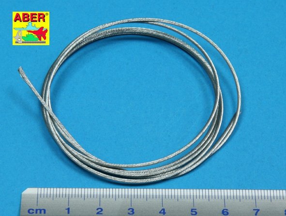 Aber TCS12 Stainless Steel Towing Cables 1.2mm, 1m long – image 2
