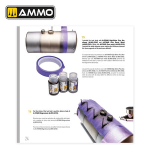 AMMO by Mig Jimenez 5231 THE WEATHERING TECHNICAL GUIDE 01 - Metallized (English, Castellano, Francais) – immagine 4