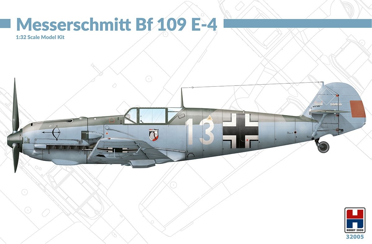 Hobby 2000 32005 Messerschmitt Bf 109 E-4 (DRAGON + CARTOGRAF) 1/32