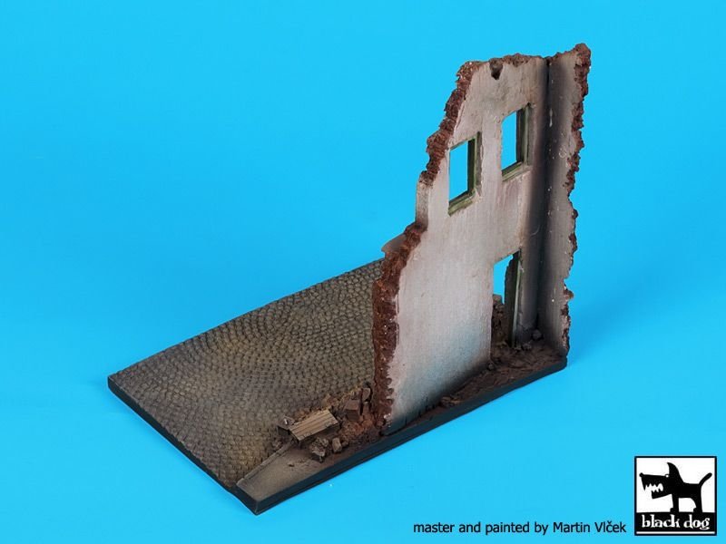Black Dog D48001 House ruin base 1/48 – Bild 2