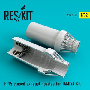 RESKIT RSU32-0030 Buses d&amp;#39;échappement fermées pour F-15 (Maquette TAMIYA 1/32)