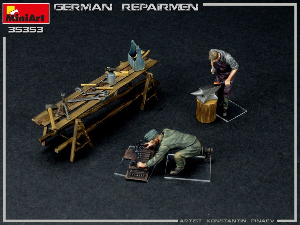 Miniart 35353 GERMAN REPAIRMEN 1/35 – immagine 5