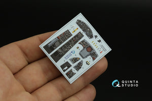 Quinta Studio QDS-32188 F-104J 3D-Printed coloured Interior on decal paper (Italeri) (small version) 1/32 – immagine 6