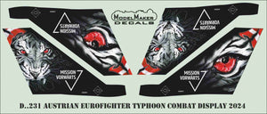ModelMaker Decals D48231 Austrian Eurofighter Typhoon Combat Display 2024 1/48 – imagen 2