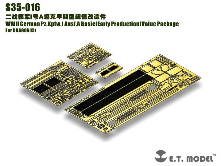 E.T. Model S35-016 WWII German Pz.Kpfw.I Ausf.A Basic(Early Production)Value Package For DRAGON Kit 1/35 – immagine 7