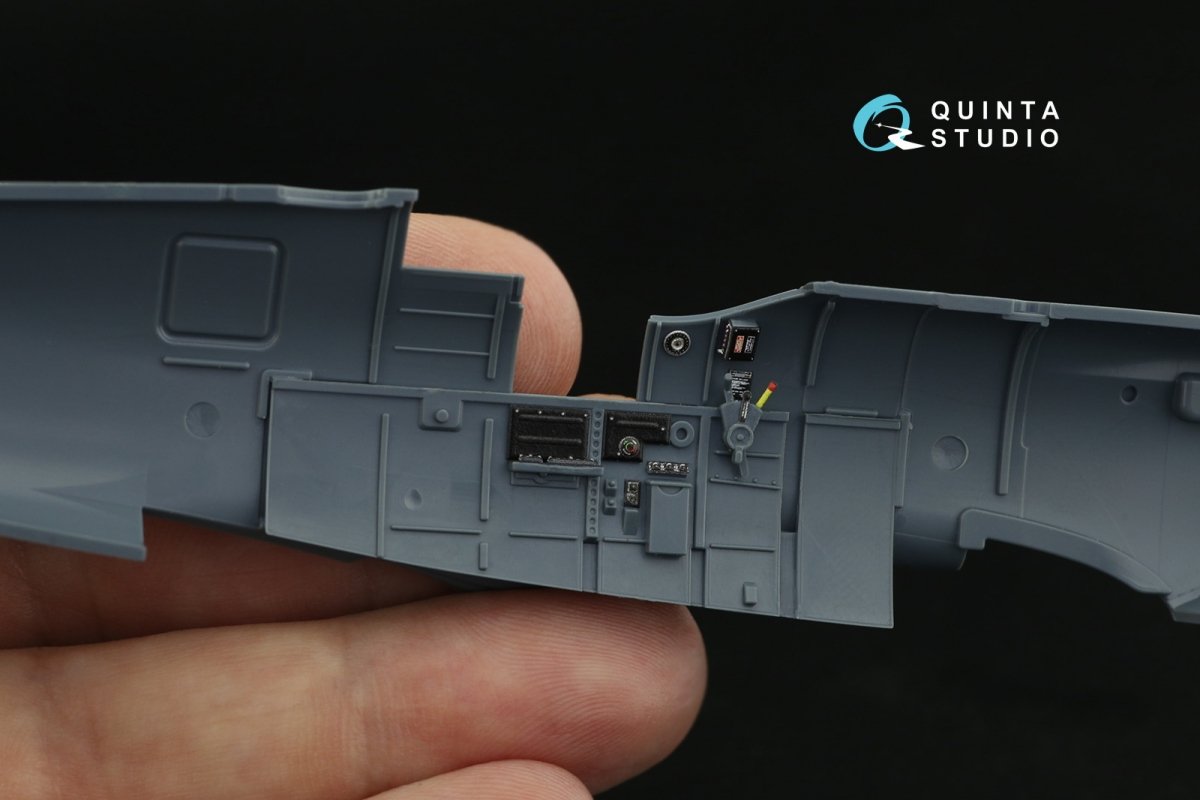 Quinta Studio QD48205 Spitfire Mk.II 3D-Printed &amp;amp; coloured Interior on decal paper (Eduard) 1/48 – immagine 4