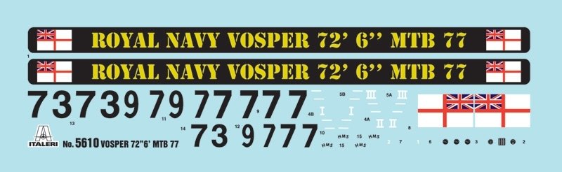 Italeri 5610 British Vosper MTB 1/35 – imagen 6