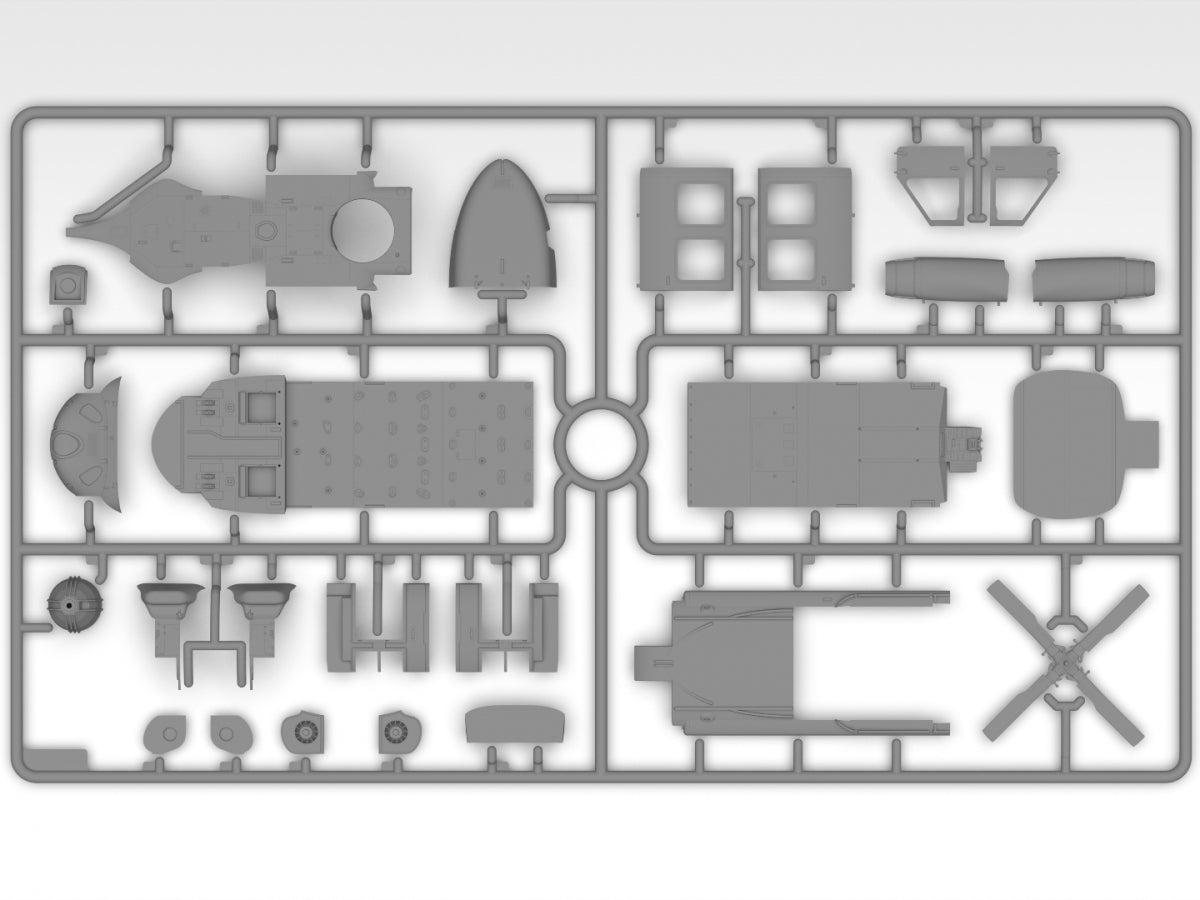 ICM 48360 MH-60L Black Hawk Hélicoptère des forces spéciales américaines 1/48 – image 11