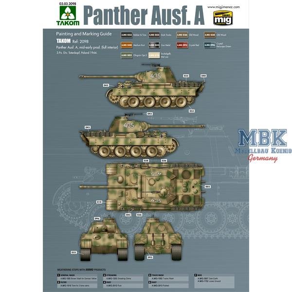 Das Werk DW35010 Panther Ausf.A early / mid Version 1/35 – Bild 2