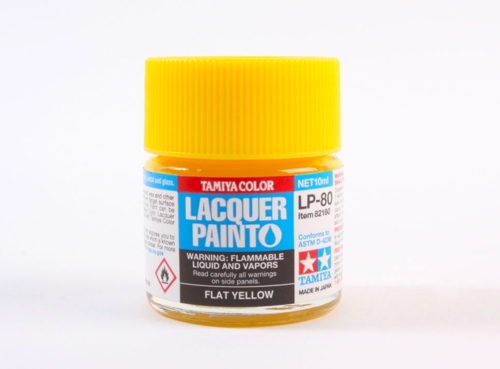 TAMIYA 82180 LP-80 Flat Yellow 10ml – zdjęcie 3