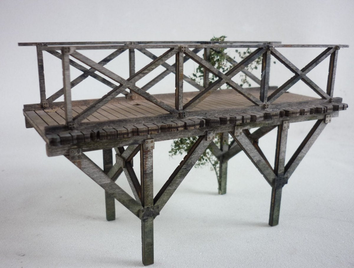 RT-Diorama 35518 Wooden bridge (small) 1/35 – immagine 3