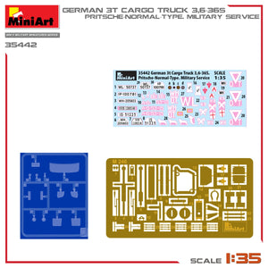 Miniart 35442 GERMAN 3T CARGO TRUCK 3,6-36S. PRITSCHE-NORMAL-TYPE. MILITARY SERVICE 1/35 – Bild 2