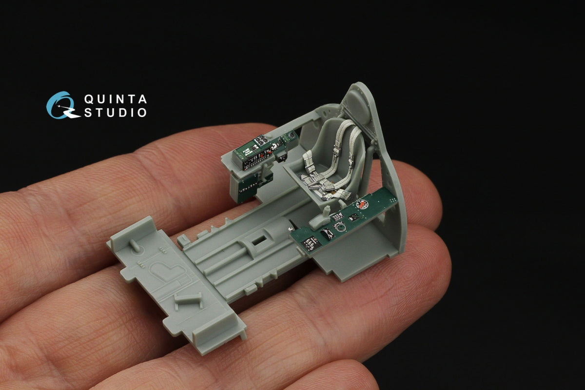 Quinta Studio QD48538 F4F-4 Wildcat 3D-Printed &amp;amp; coloured Interior on decal paper (Academy) 1/48 – immagine 9