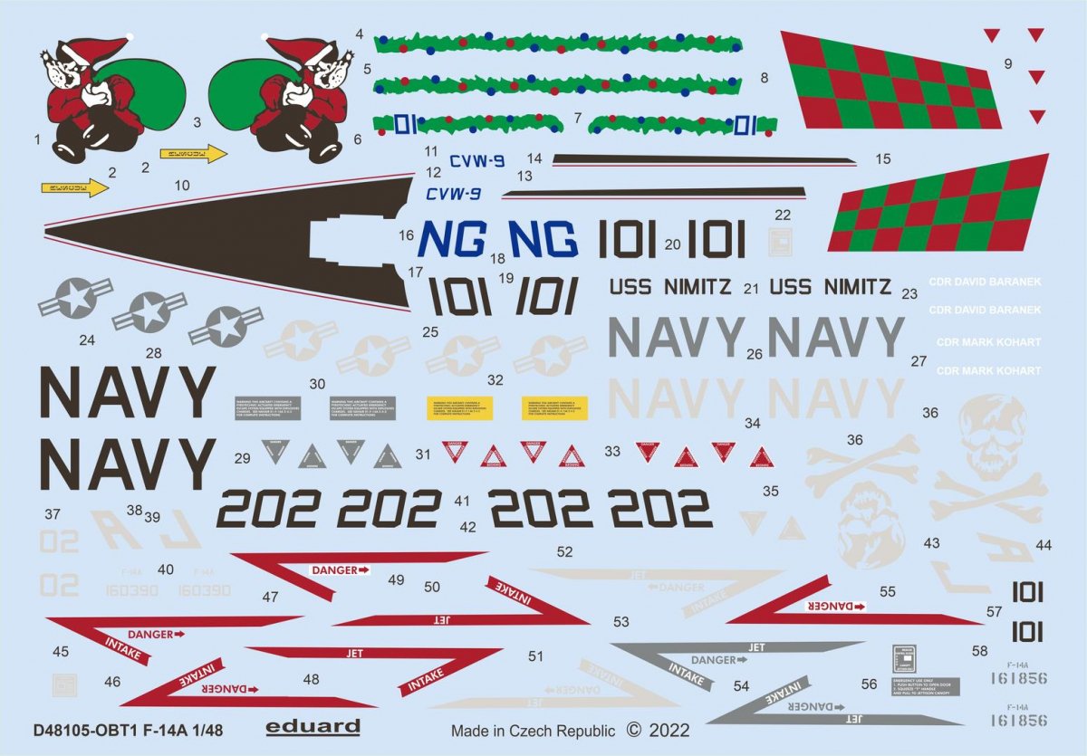 Eduard D48105 F-14A TAMIYA 1/48 – Bild 2