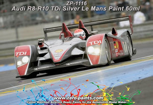 Zero Paints ZP-1116 Audi R8-R10 TDi Silver Le Mans Paint 60ml – immagine 2