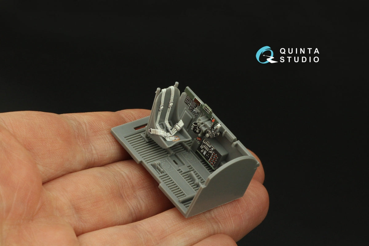 Quinta Studio QD48336 P-47D Thunderbolt Razorback 3D-Printed &amp;amp; coloured Interior on decal paper (Tamiya) 1/48 – immagine 6