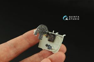 Quinta Studio QD32163 Bf 109G-2/4 3D-Printed &amp;amp; coloured Interior on decal paper (Revell) 1/32 – immagine 10