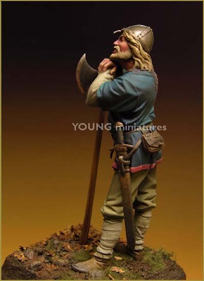 Young Miniatures YH9003 VIKING WARLORD 10 A.D. 90mm – Bild 4
