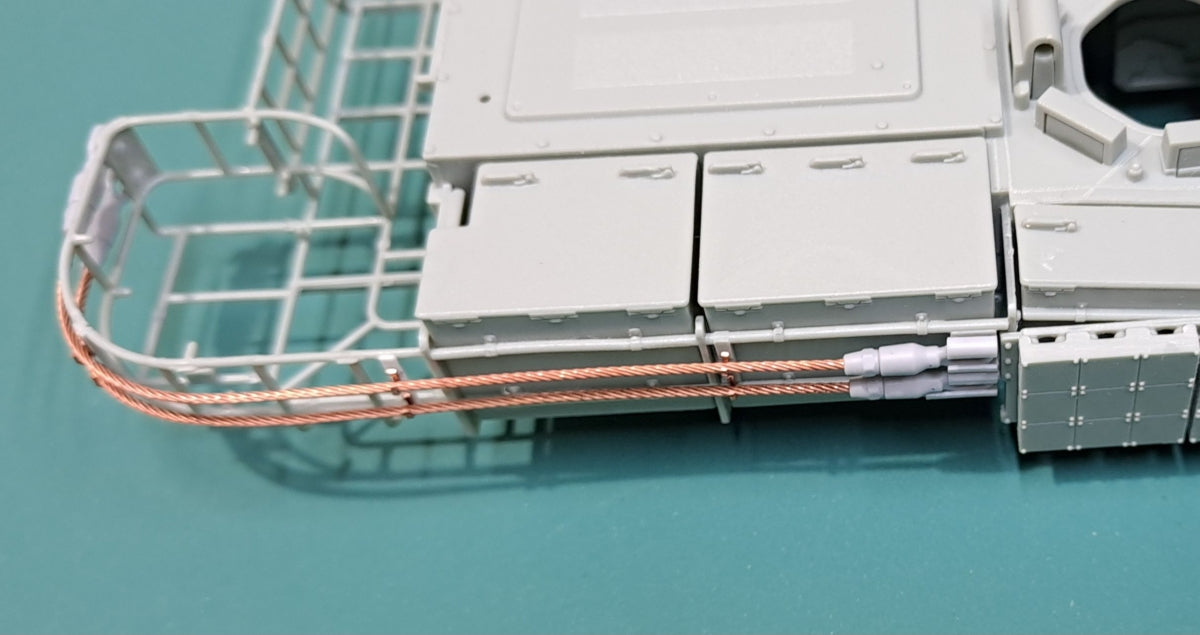 Eureka XXL ER-3575 K2 Black Panther MBT Towing Cables &amp;amp; Holders (Academy) 1/35 – image 7