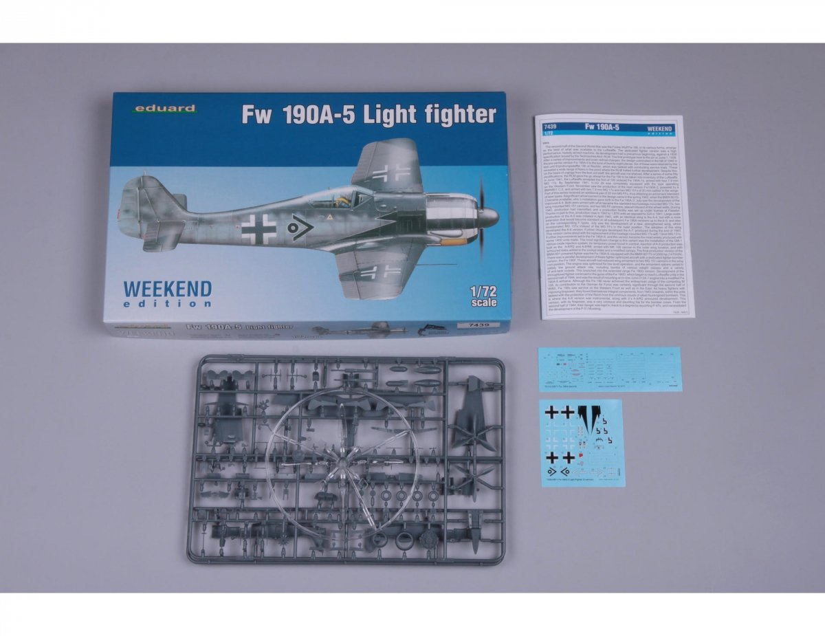 Eduard 7439 Fw 190A-5 Light Fighter (2 cannons) 1/72 – immagine 6