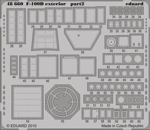 Eduard 48660 F-100D exterior 1/48 Trumpeter – zdjęcie 2