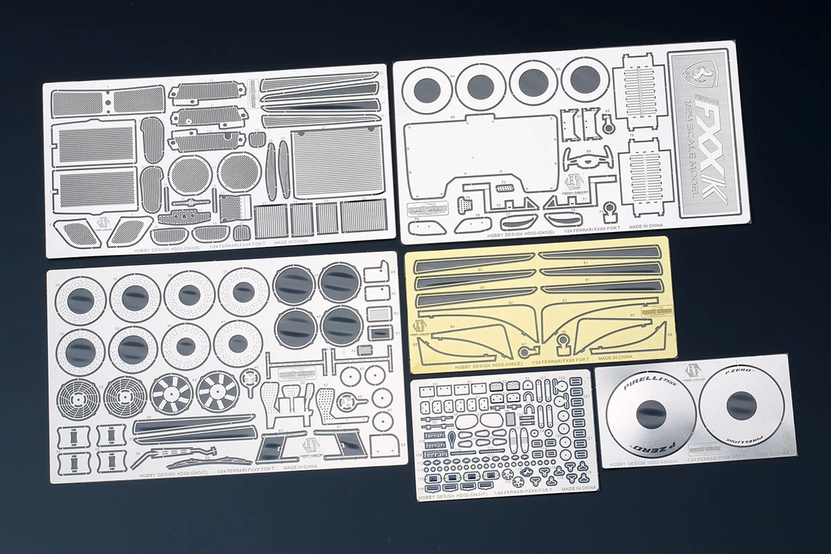Hobby Design HD02-0343 Ferrari FXX K - Detail Up Set for Tamiya 24343 1/24 – imagen 2