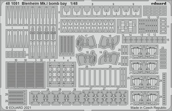 Eduard BIG49297 Blenheim Mk.I AIRFIX 1/48 – immagine 5