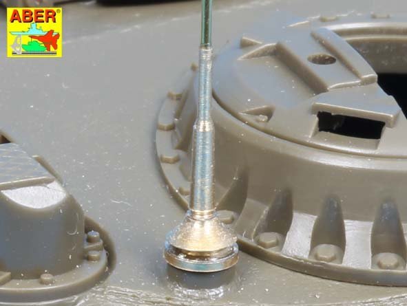 Aber R-33 Set of aerials for Russian Tanks like: T-34; T-55; T62; T-72 and other AVF 1/35 – imagen 7