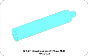 Aber 72L-27 Lufa 122 mm M30 do SU-122 / Soviet tank barrel 122mm M30 for SU-122 1/72 – Bild 3