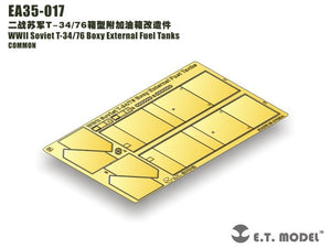E.T. Model EA35-017 WWII Soviet T-34/76 Boxy External Fuel Tanks 1/35 – immagine 3