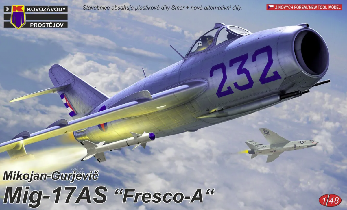 Kovozavody Prostejov KPM4825 MiG-17AS "Fresco-A" 1/48