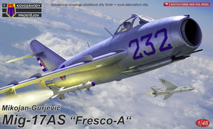 Kovozavody Prostejov KPM4825 MiG-17AS „Fresco-A“ 1/48