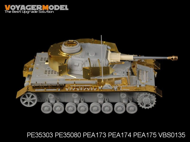 Voyager Model PE35303 WWII German Panzer.IV Ausf.D mit 75mm Kw.K.40 L/43 basic For DRAGON 6330 1/35 – immagine 3