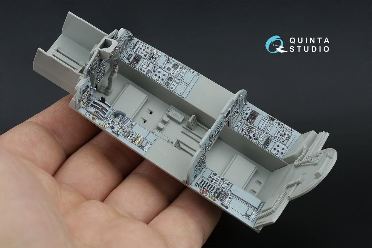 Quinta Studio QDS+32228 Tornado Gr.4 3D-Printed &amp;amp; coloured Interior on decal paper (Italeri) (Small version) (with 3D-printed resin parts) 1/32 – immagine 11