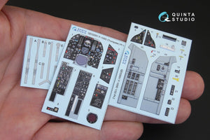 Quinta Studio QD32051 F-105D 3D-Printed &amp;amp; coloured Interior on decal paper (for Trumpeter kit) 1/32 – immagine 2