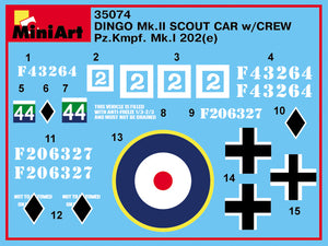 MiniArt 35074 DINGO Mk.II SCOUT CAR w/CREW 1/35 – zdjęcie 19