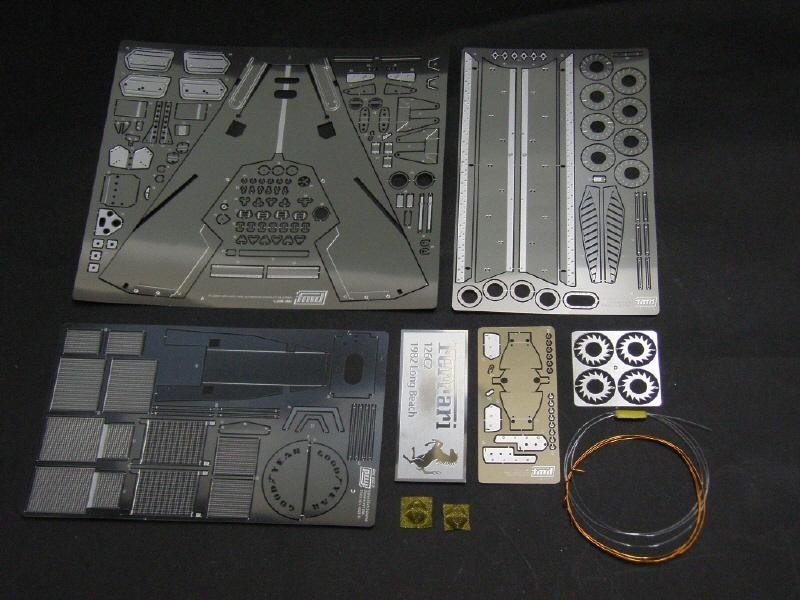 KA Models FE-20004 FERRARI 126C2 (LONG BEACH) PERFECT PARTS SET Fujimi 1/20 – immagine 3
