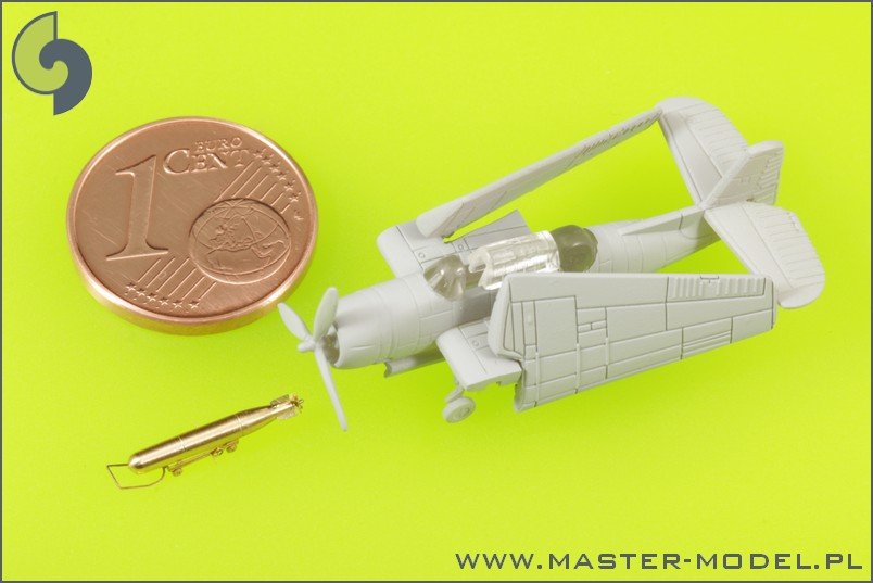 Master SM-350-072 USN Airborne torpedoes Mark 13 (22.4in) with trolleys - early type (10 pcs) – immagine 4