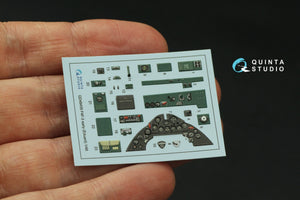 Quinta Studio QD48459 F4F-3 early 3D-Printed coloured Interior on decal paper (Eduard) 1/48 – immagine 4