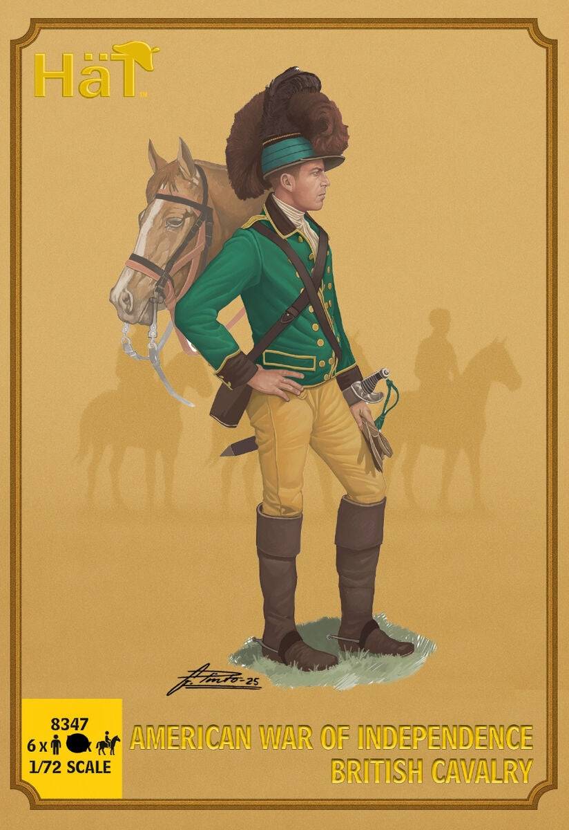 Hat 8347 American War of Independence - British Cavalry 1/72