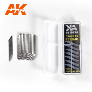 AK Interactive AK9011B CUTTER 20 SPARE BLADES – immagine 3