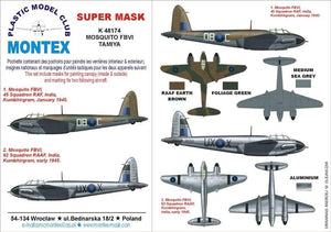 Montex K48174 DH 98 MOSQUITO VI 1/48