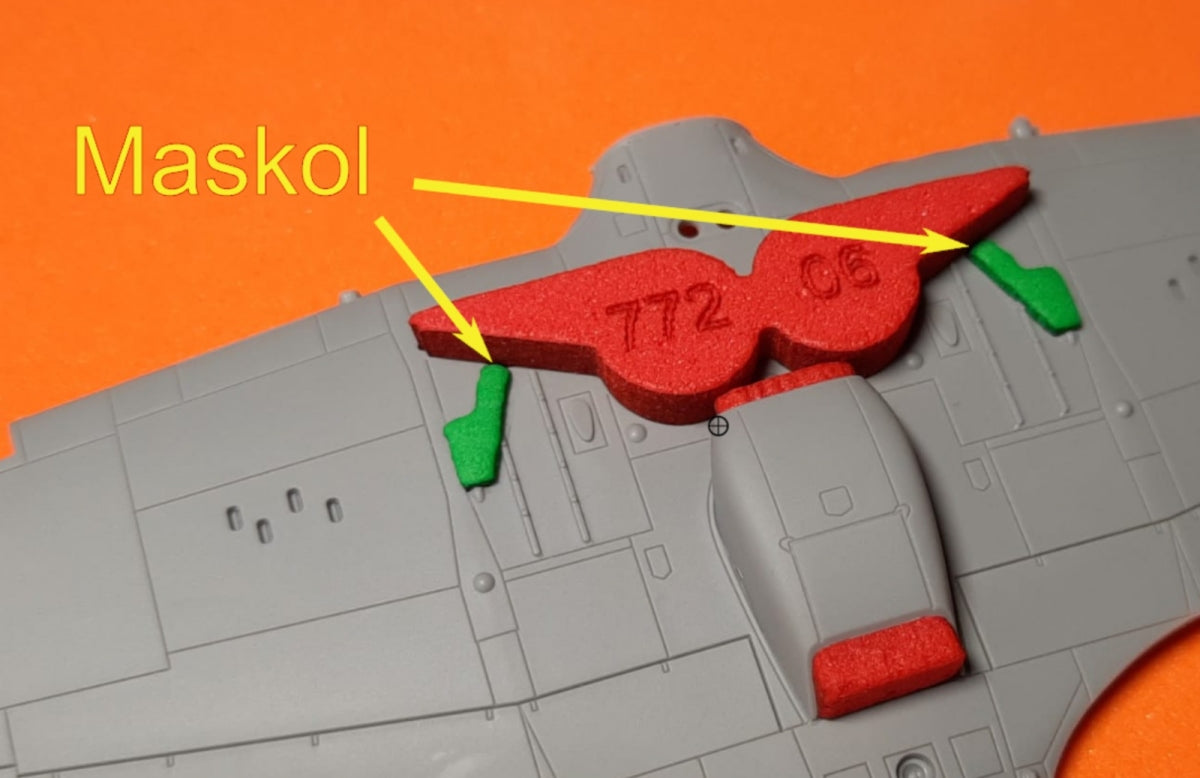 Omask 77206 Hawker Hurricane wheel bay plugs (for Arma Hobby) 1/72 – immagine 3