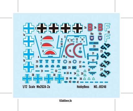 Hobby Boss 80248 Me262 A-2a Bombardier (1/72) – image 3