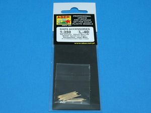 Aber 350L-40 Set of 9 pcs 152mm barrels for ships Richeulieu, Jean Bart, La Galissonniere clas crusier 1/350 – Bild 5