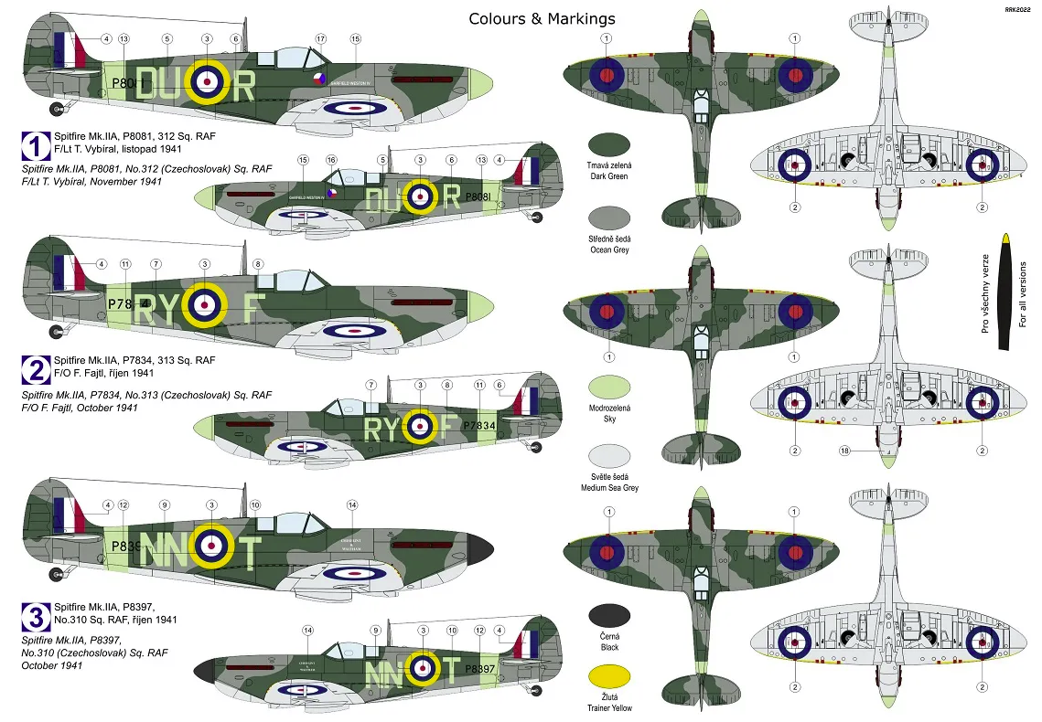 Kovozavody Prostejov KPM0304 Spitfire Mk.IIa „Far from Home“ 1/72 – immagine 2